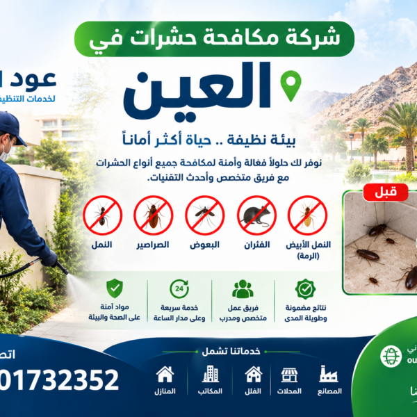 شركة مكافحة حشرات في العين