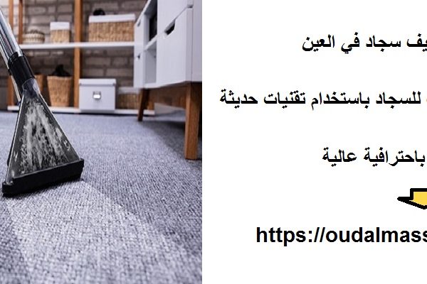 افضل شركة تنظيف سجاد في العين
