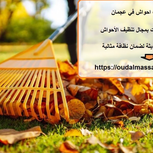 شركة تنظيف احواش في عجمان