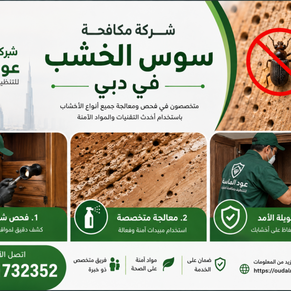 شركة مكافحة سوس الخشب في دبي